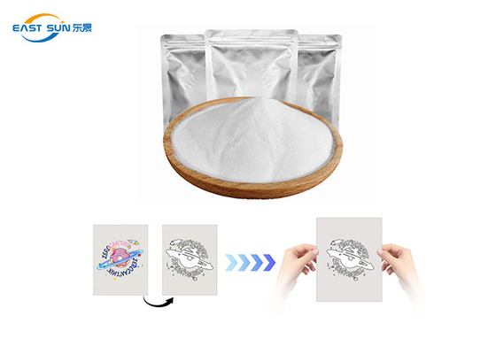 अच्छी कीमत Good Hand Feeling White Powder Dtf Tpu Polyurethane Adhesive For Heat Transfer ऑनलाइन